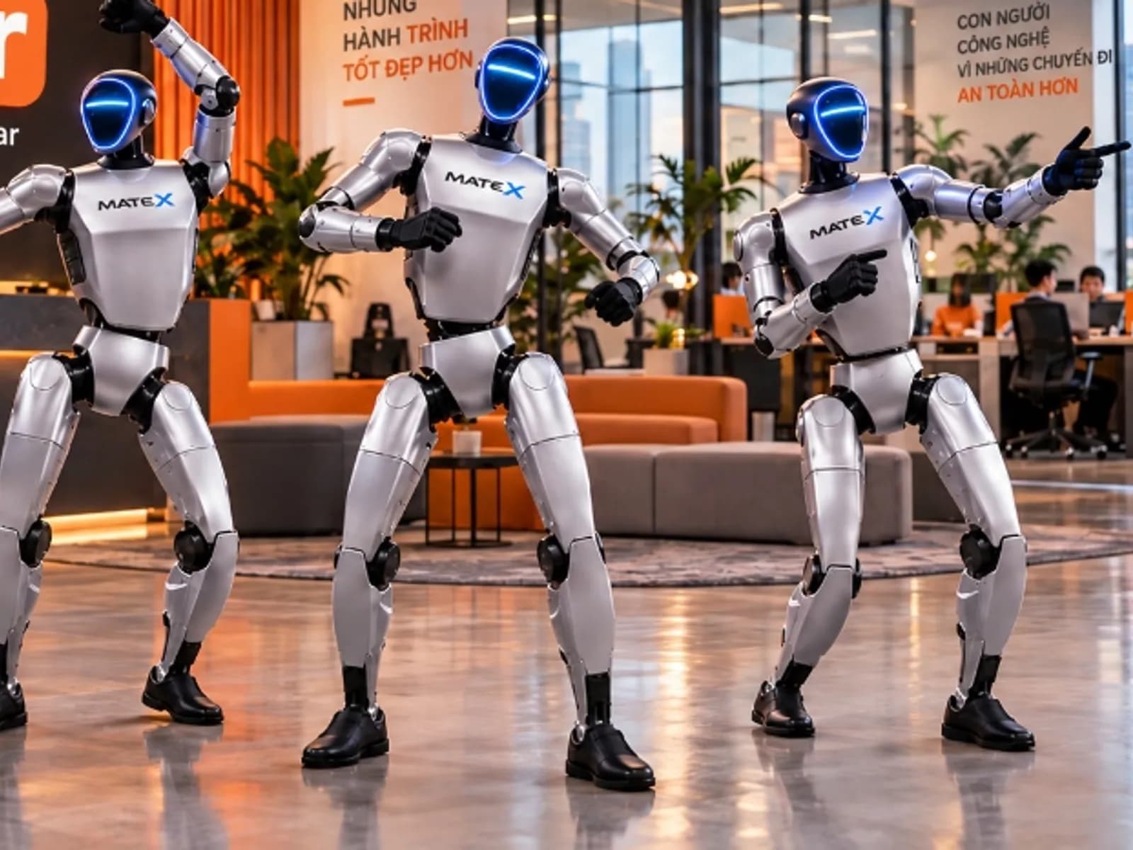 Robot MATE X tại sự kiện activation