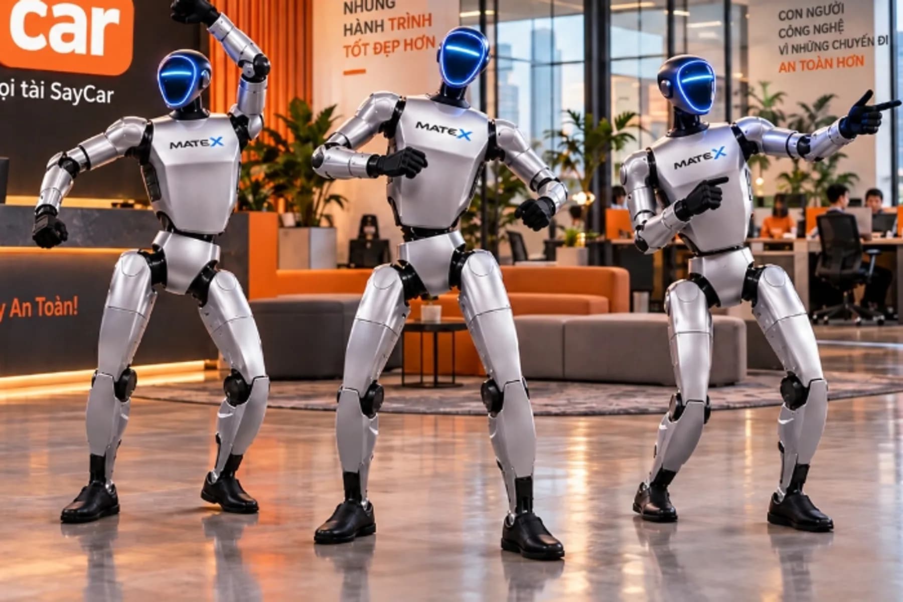 Robot MATE X tại lễ ra mắt sản phẩm