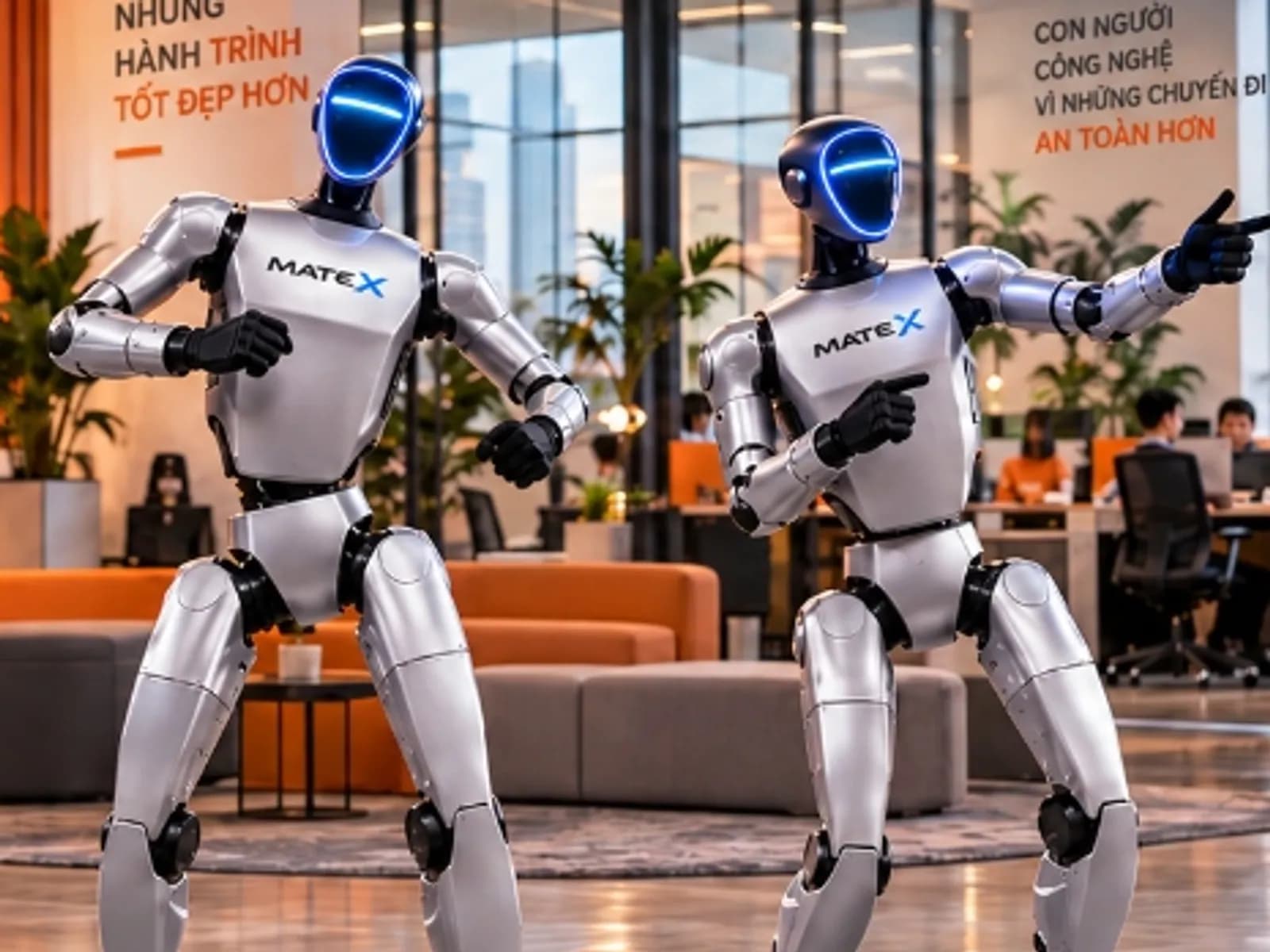 Robot MATE X tại nhà hàng